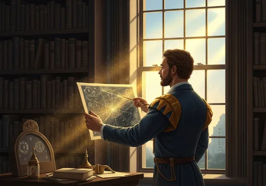 Die Essenz von 10 Grad Widder: Sabian Symbole, Fixsterne und die karmische Signatur im Tierkreiszeichen