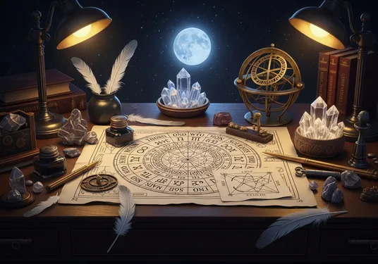 4度白羊座的黄道十二宫度数解析：萨宾符号与固定星辰的宇宙密码